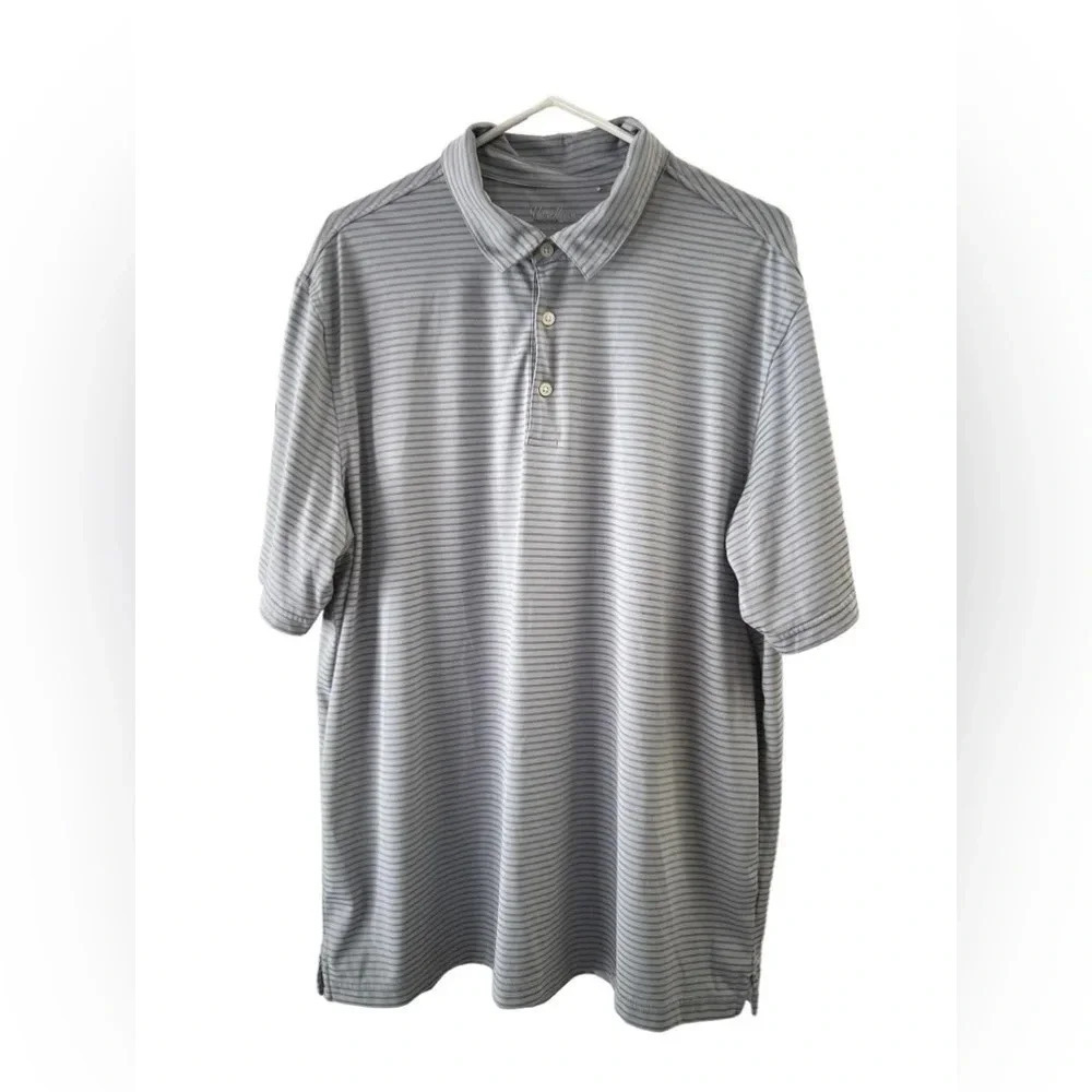 Men’s Walter Hagen grey golf polo